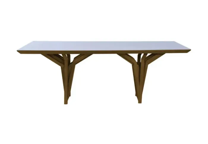 Mesa De Jantar 1,80 Com Tampo De Vidro NOVA