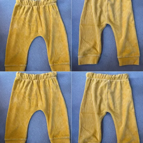 Calça Infantil Plush Amarela Confortável