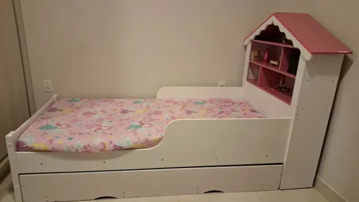 CAMA PRINCESA SEM A CAMA AUXILIAR