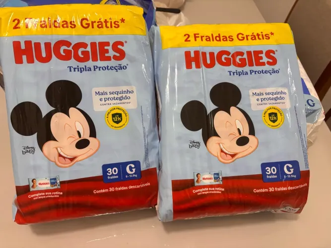Fraldas descartáveis
