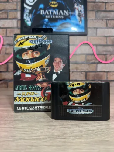 Ayrton Senna Super Mônaco GP 2 Mega Drive Original