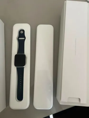 Apple Watch original, impecável, modelo 42mm, pulseira esportiva preta
