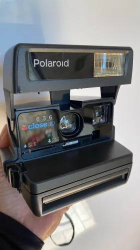 Camera Polaroid 636 closeup