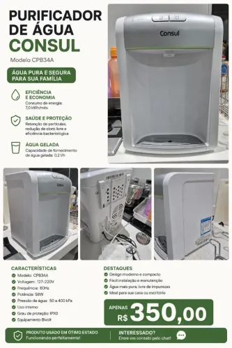 Purificador de Água CONSUL 220 v