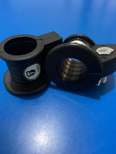 Par de presilhas 25mm com trava de porca borboleta de travar anilhas na barra de academia