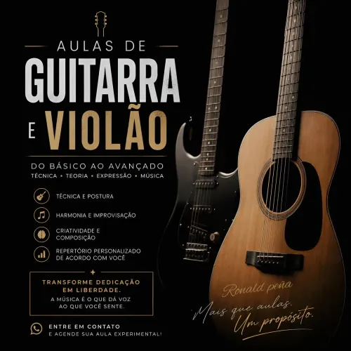 AULAS DE GUITARRA & VIOLÃO