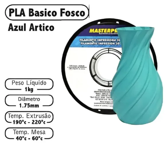 Filamento PLA Artc cyan Masterprint