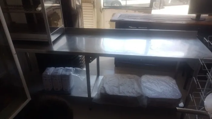 Mesa em Aço inoxidável