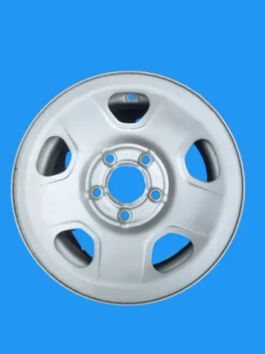 Roda De Ferro 5 Furos Gm Blazar Original Ótimo Estado Prateado