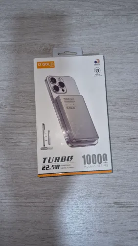 Power Bank Magnético 'GOLD PRO 10.000mAh - Carregamento Rápido 22.5W