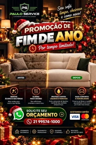 Lavagem de Estofados em Domicílio