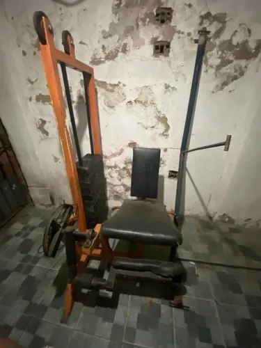 Cadeira flexora pra frente completa 