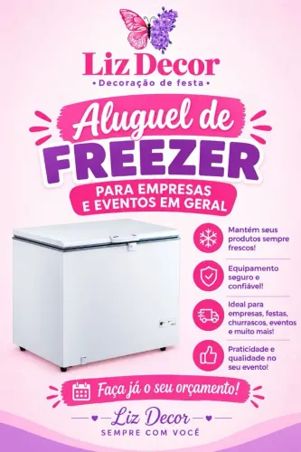 Aluguel de freezer para festas e eventos