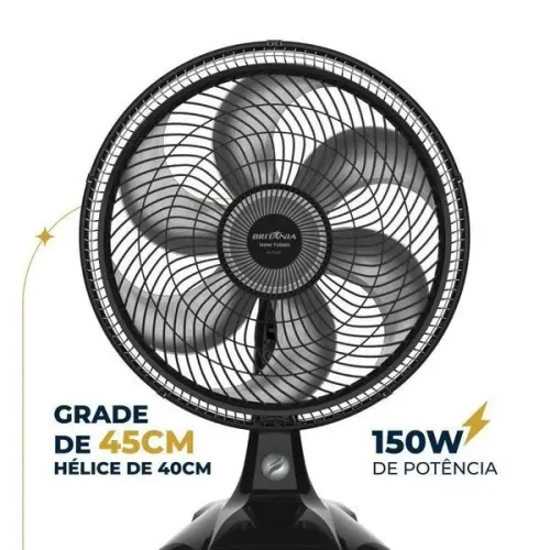 Ventilador turbo 45cm de grade novo lacrada 