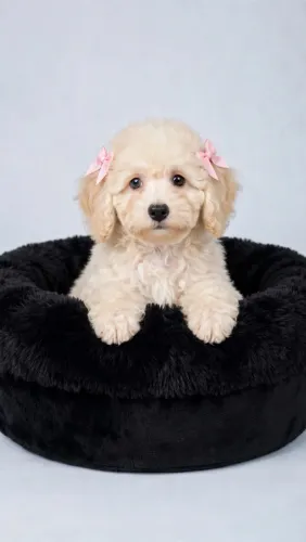 Poodle miniatura fêmea