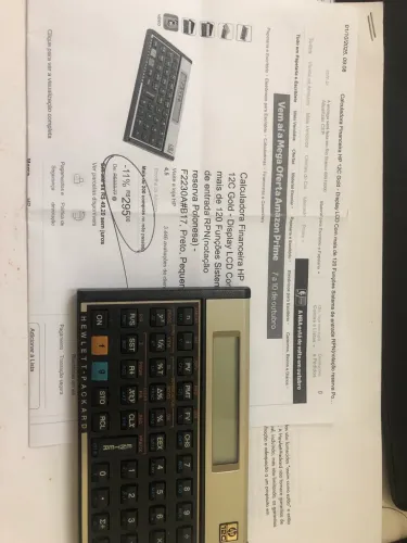 Calcadora financeira HP 12C