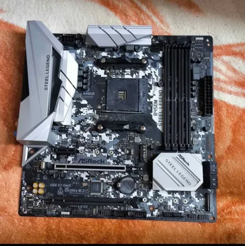 Placa mãe b450m Steel Legend