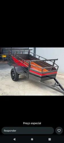 Carretinhas a pronta entrega, só buscar 2,40x1,20