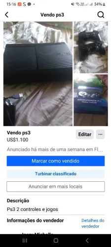 Ps3 usado em bom estado