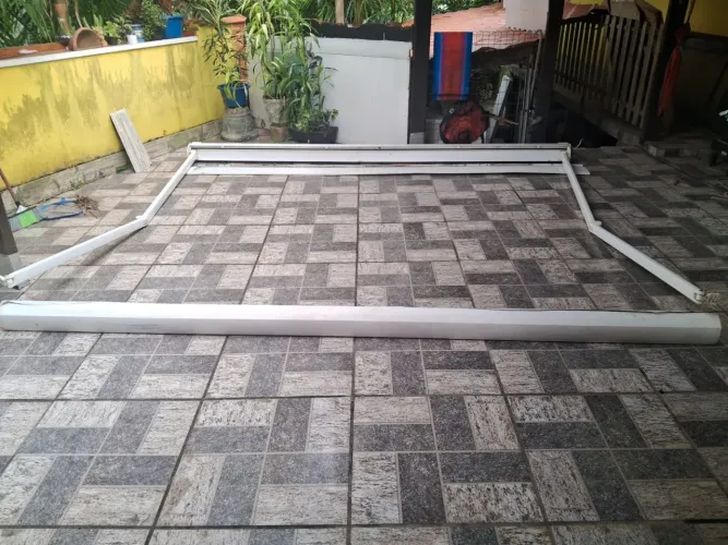 Mecanismo de Toldo Articulado com Motor - Alumínio