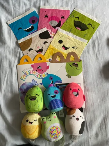 Coleção Squishmallows McDonald's KIT 2