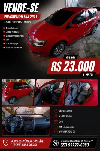 Volkswagen Fox 1.0 MI Total Flex 8V 5P 2011