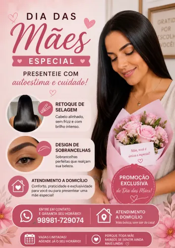 Retoque de Selagem e botox a domicílio