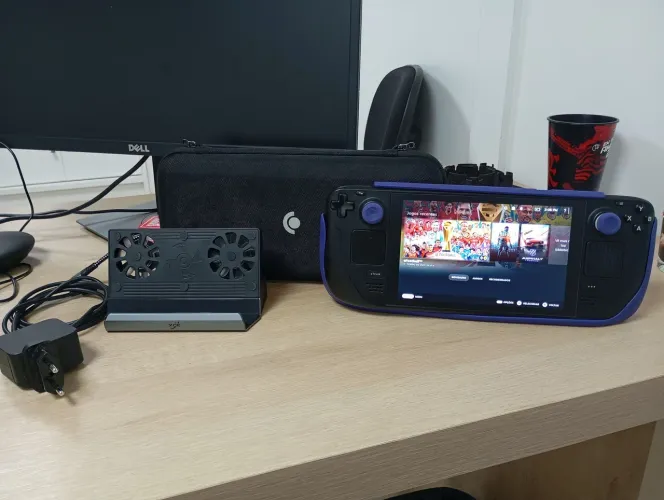 Steam Deck 256gb +128g sd + Dock TV passo cartão até 12x com juros