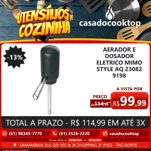 AERADOR E DOSADOR ELETRICO MIMO STYLE AQ23082 9198