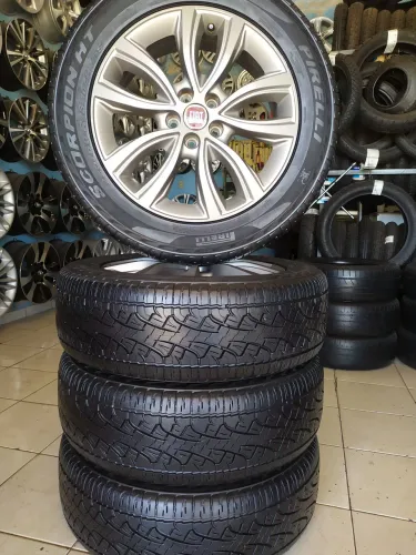 Jogo de rodas Fiat Toro Aro 18