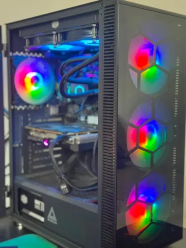 PC Gamer Completo ? Ryzen 5 5600X + RTX 3050 8GB + Water Cooler 240mm