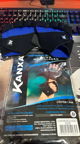 Luva de Musculação Kanxa + Corda de Pular ? Novos