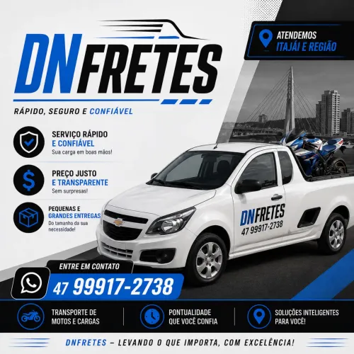 Pequenos fretes Itajaí e região 