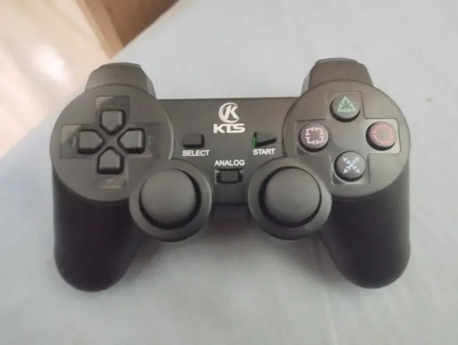Controle KTS sem fio para PS2, PS3 e PC - Sem receptor SOMENTE O CONTROLE