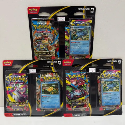 Pack Quádruplo Mega Evolução Pokémon TCG - FFSTOREGAMES