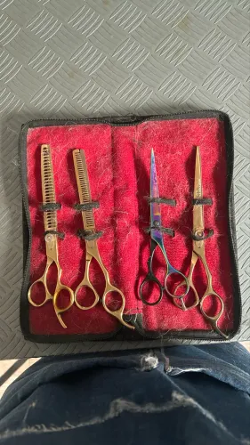 Kit de tesouras para petshop