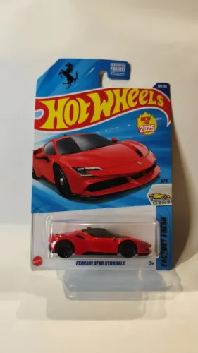 Hot Wheels Ferrari Sf90 Stradale 2025 (Vermelha)