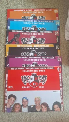 RBD coleção tour (6 revistas)