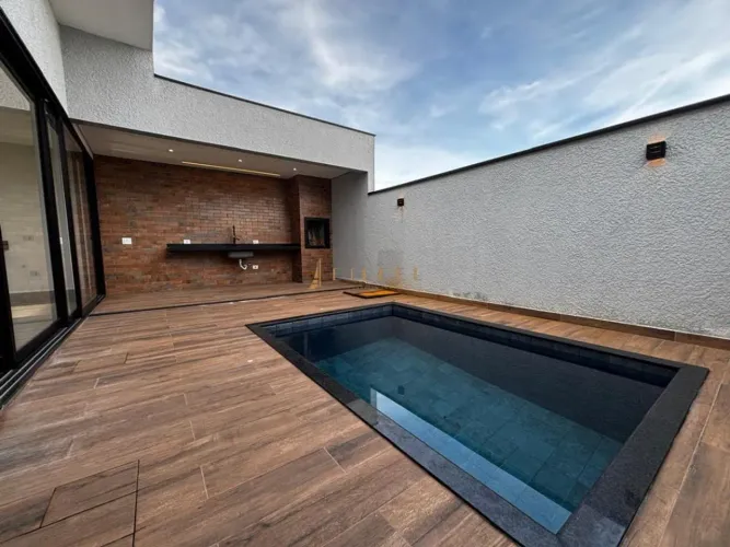 Casa à venda em Sorocaba, Condomínio Terras de São Francisco, com 3 suítes, com 220 m²