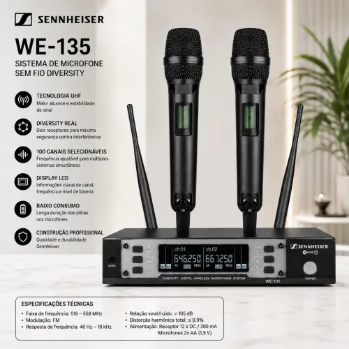 Microfone Sennheiser
