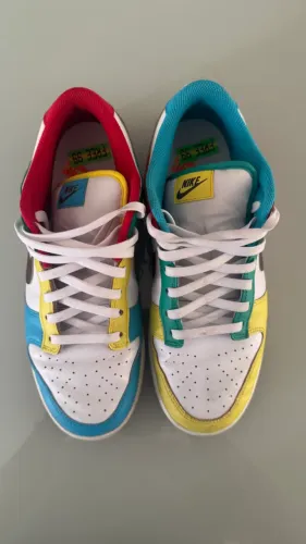 Tênis Nike Dunk Low Free99 White colorido tamanho 42 