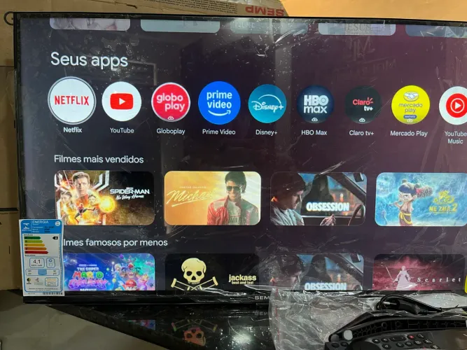 Smart tv 32 polegadas nova na caixa