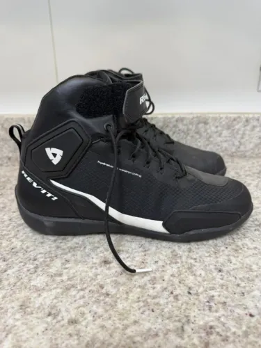 Bota Motociclista Preta Cano Médio com Proteção
