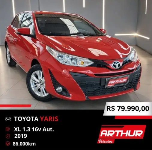 Toyota Yaris XL 1.3 Flex 16V 5P Aut. 2019