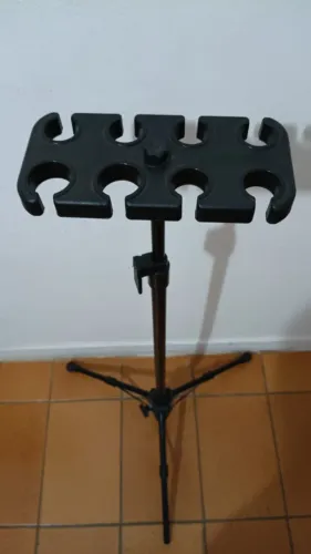 Suporte para 8 mics ou percussão
