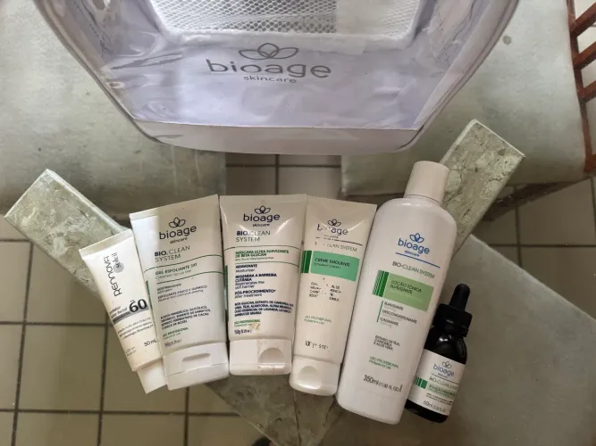 Produtos limpeza de pele