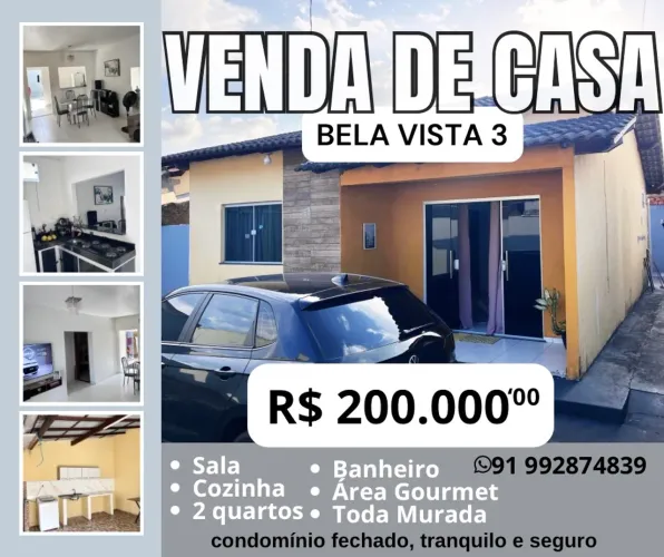vende-se casa no bela vista 3 vigia