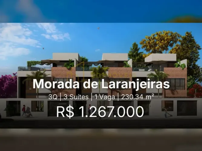 Morada de Laranjeiras: Casa Triplex Ideal para sua Família com 3 Suítes!