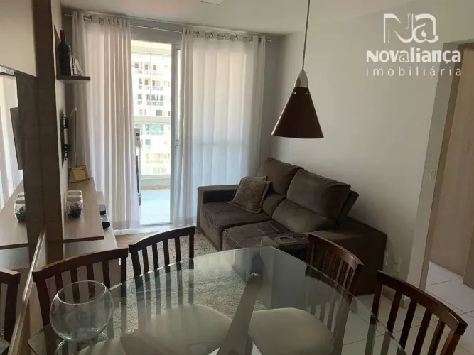 Apartamento com 2 quartos mobiliado para alugar, 60 m² - Praia de Itaparica - Vila Velha/E