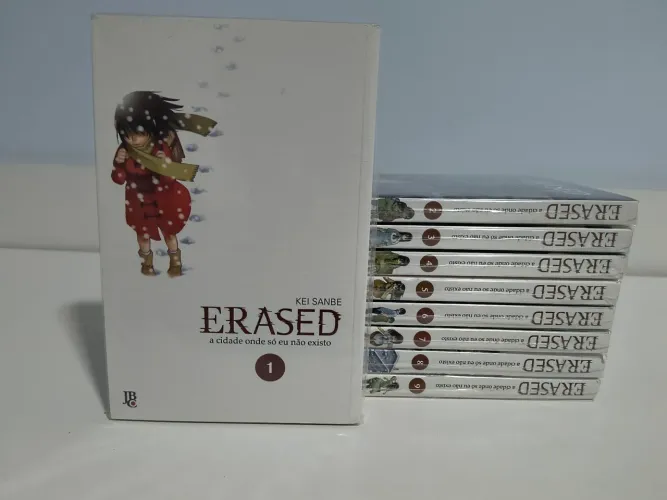 Mangá Erased - coleção completa 1 ao 9